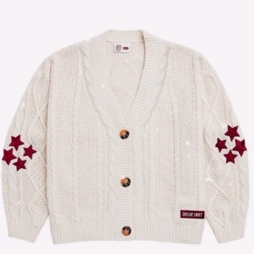 Official Taylor Swift Red TV Album Cardigan 2025
